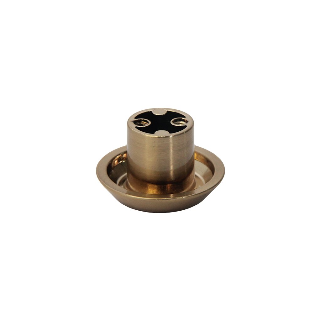 Puxador Ponto Disk P Gold Escovado ZP5473 - Zen Design P