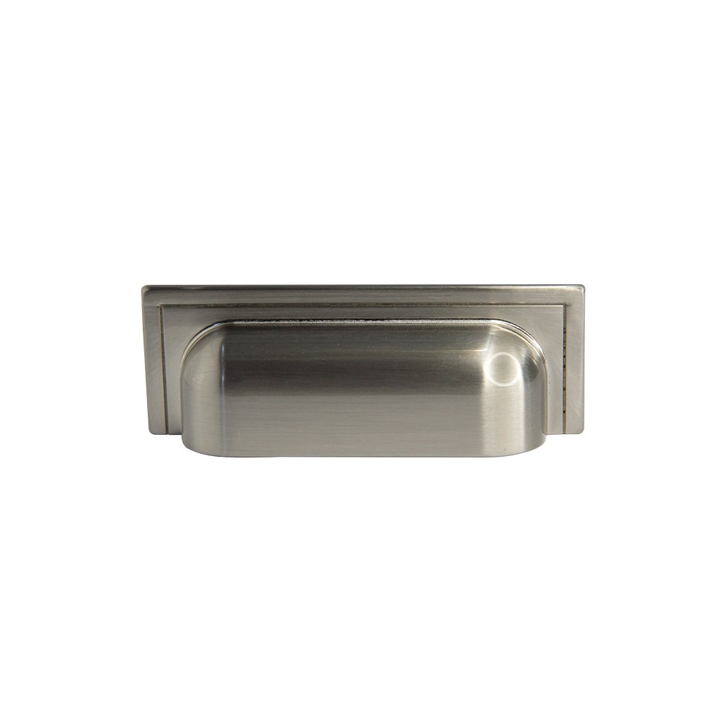 Puxador Concha Plymouth 80MM Níquel Escovado ZP5420 - Zen Design 80MM