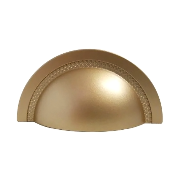 Puxador Concha Shell 64mm Dourado Matte ZP4318 - Zen Design 64MM