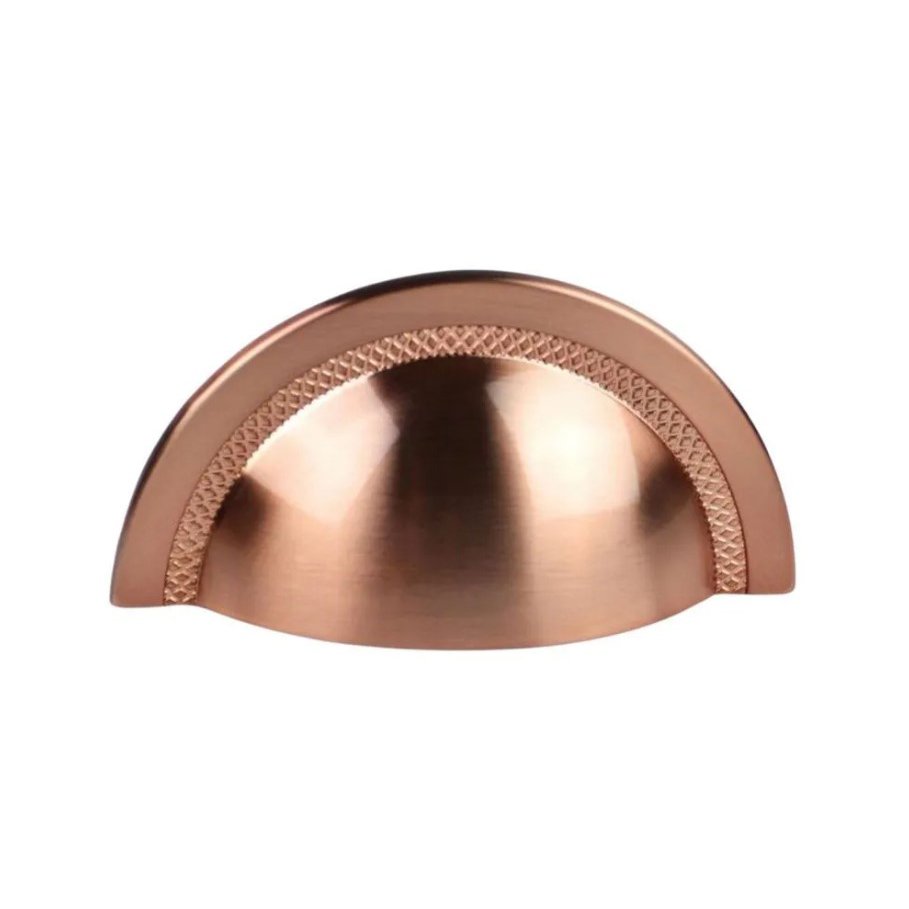 Puxador Concha Shell 64mm Rose Escovado ZP4318 - Zen Design 64MM