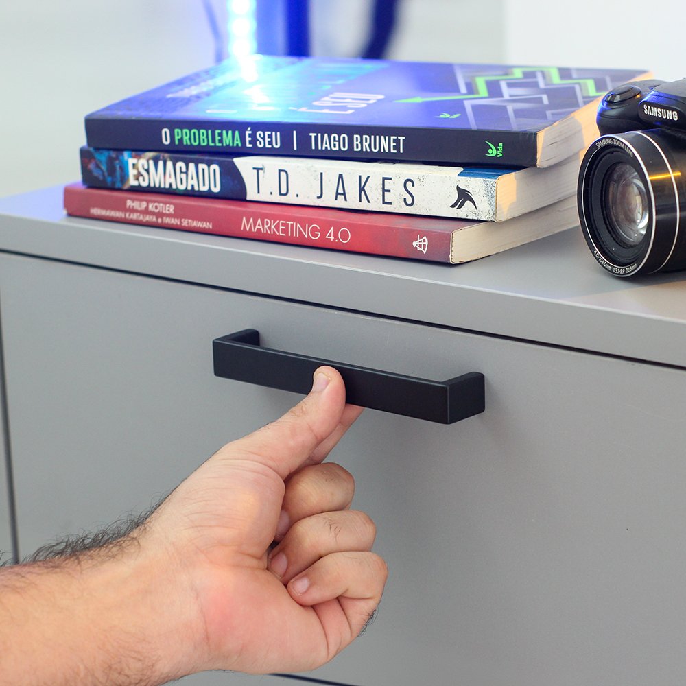 Puxador Alça Elemento M Níquel Escovado ZP5454 - Zen Design M