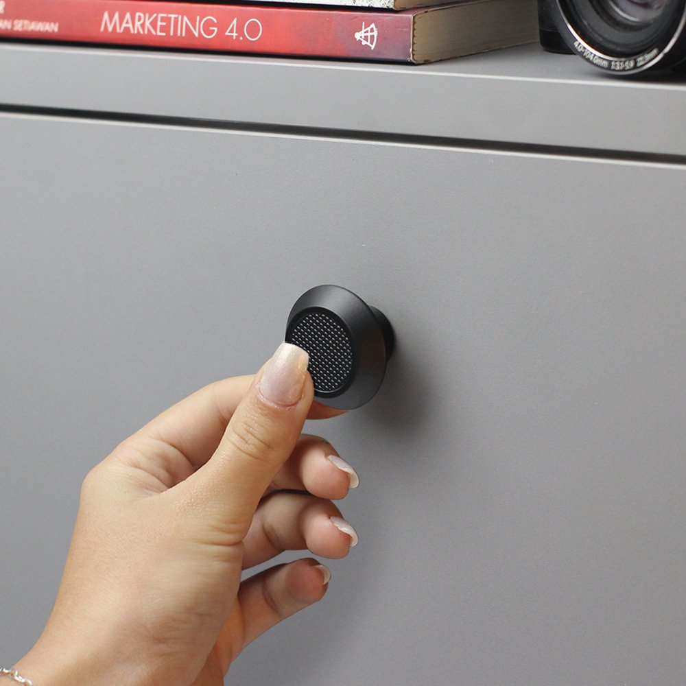 Puxador Ponto Disk P Preto ZP5473 - Zen Design P