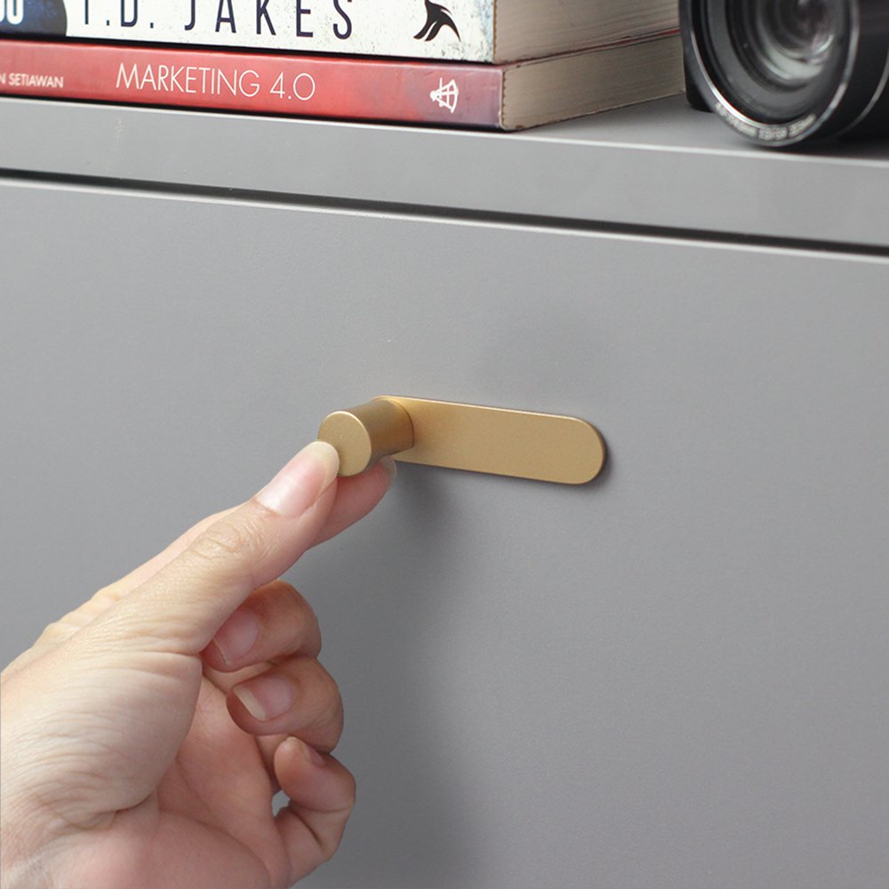 Puxador Ponto Radio Mini Níquel Escovado ZP4308 - Zen Design MINI