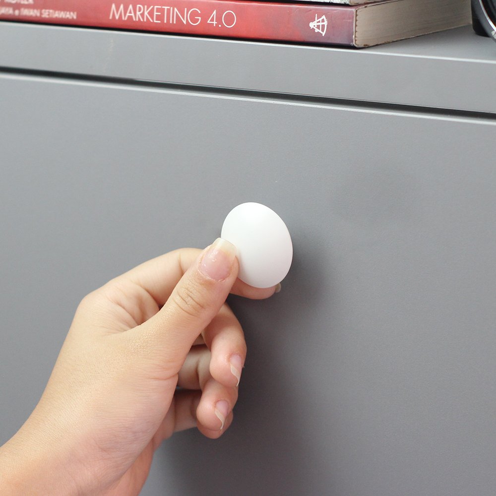 Puxador Ponto Orion 33x20MM P Branco ZP1883 - Zen Design 33X20MM