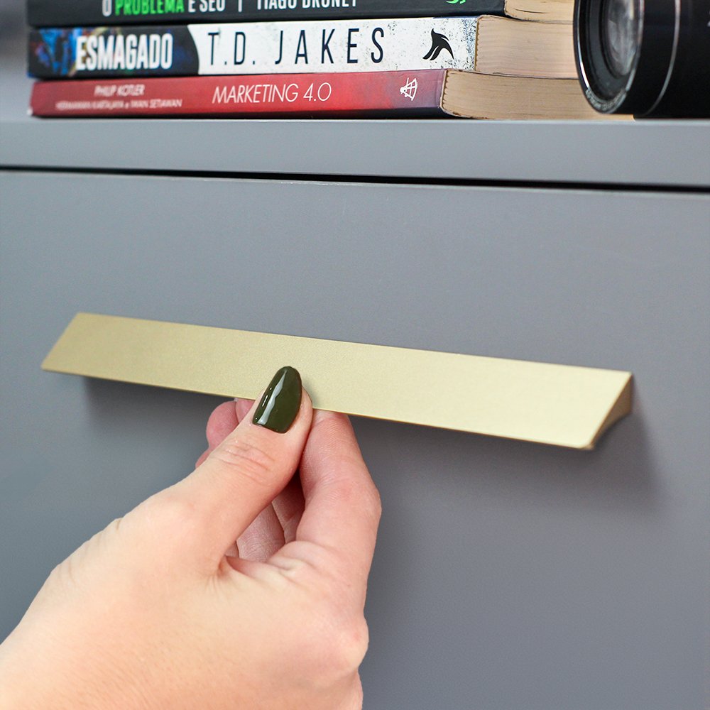 Puxador Alça Versace 4555 300mm Dourado - Torralba 256MM