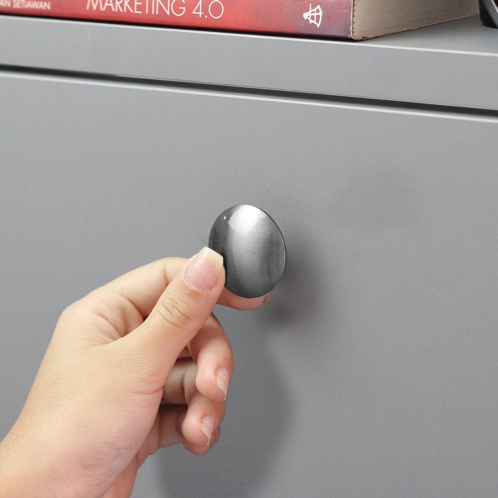 Puxador Ponto Orion 33x20MM P Onix Escovado ZP1883 - Zen Design