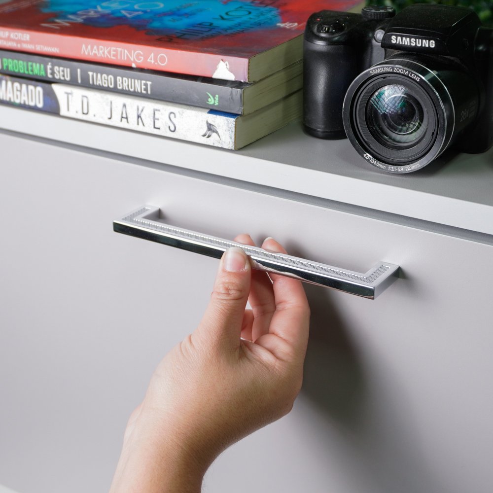 Puxador Alça Versalhes 160MM Cromado ZP5705 - Zen Design 160MM