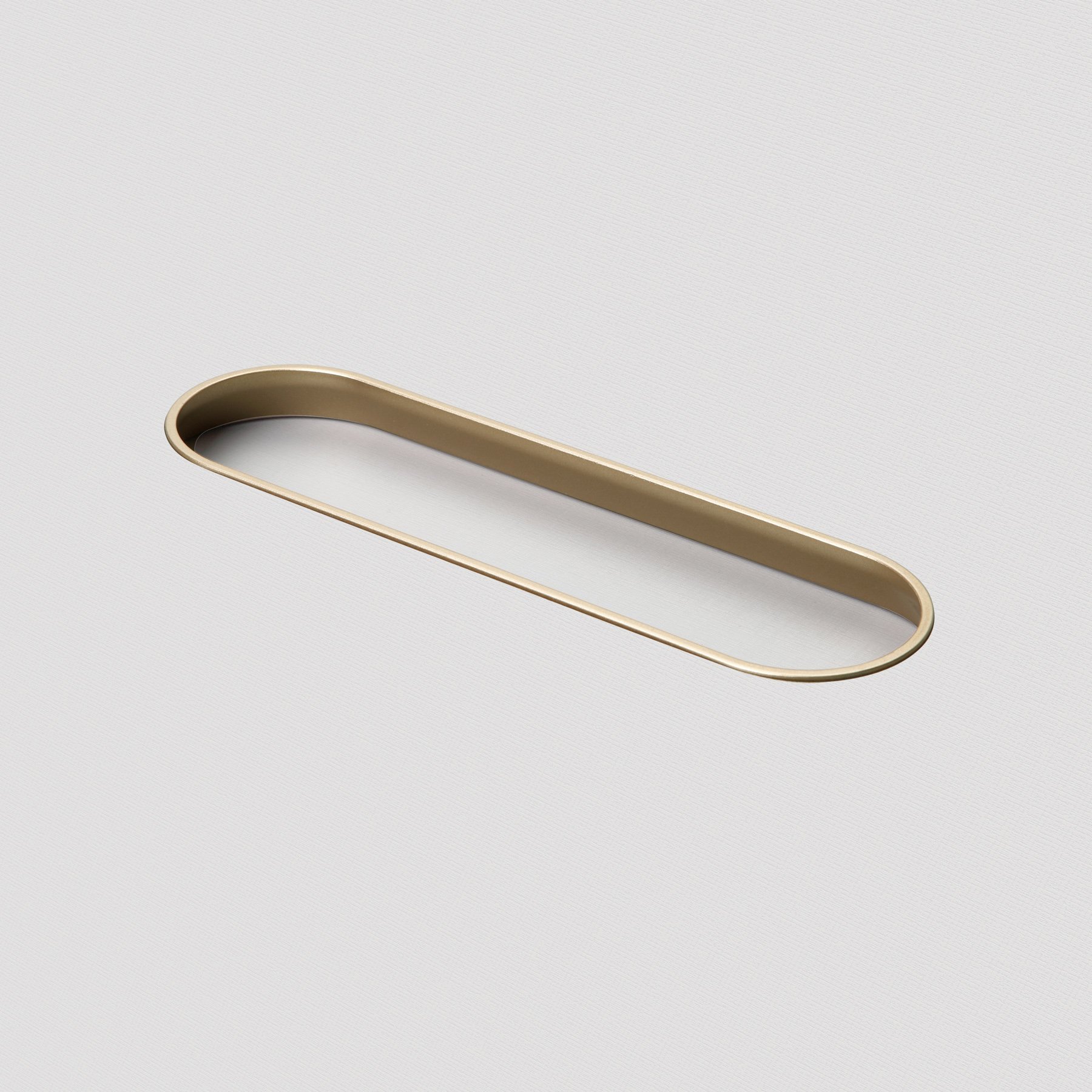 Puxador Embutir Dressa ZP5757 Dourado Matte - Zen Design PONTO