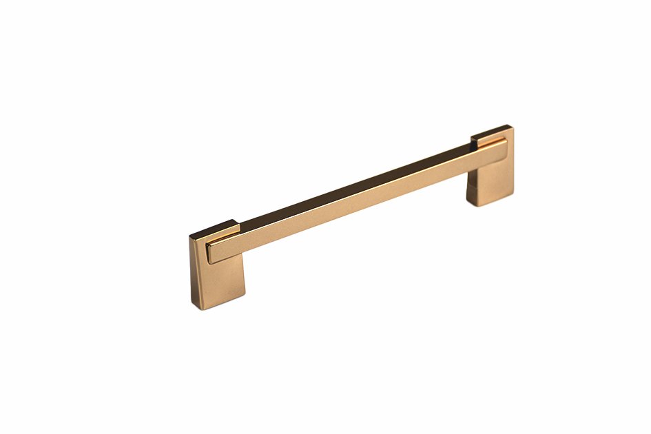 Puxador Alça Tecno ZP0031 128MM Dourado Matte - Zen Design 128MM