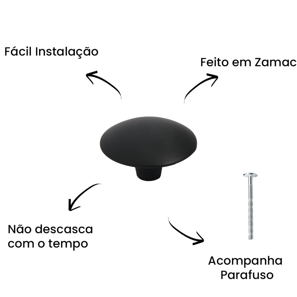 monmon Puxador Ponto Orion Zen 80x31mm Cromo