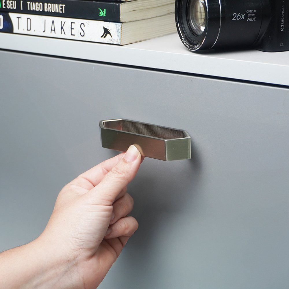 Puxador Alça Elemento M Níquel Escovado ZP5454 - Zen Design M