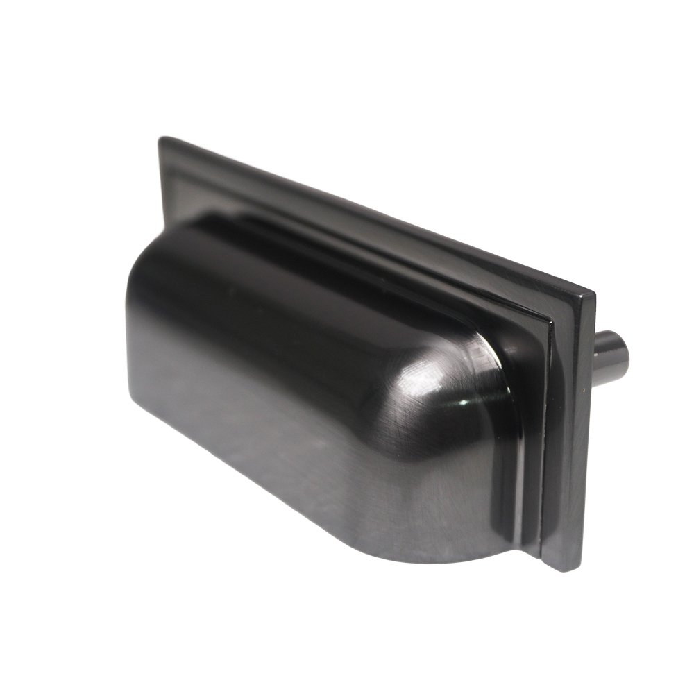 Puxador Concha Plymouth 80MM Onix Escovado ZP5420 - Zen Design Único