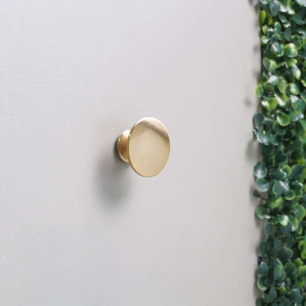 Puxador Ponto Orion 33x20MM P Gold Escovado ZP1883 - Zen Design