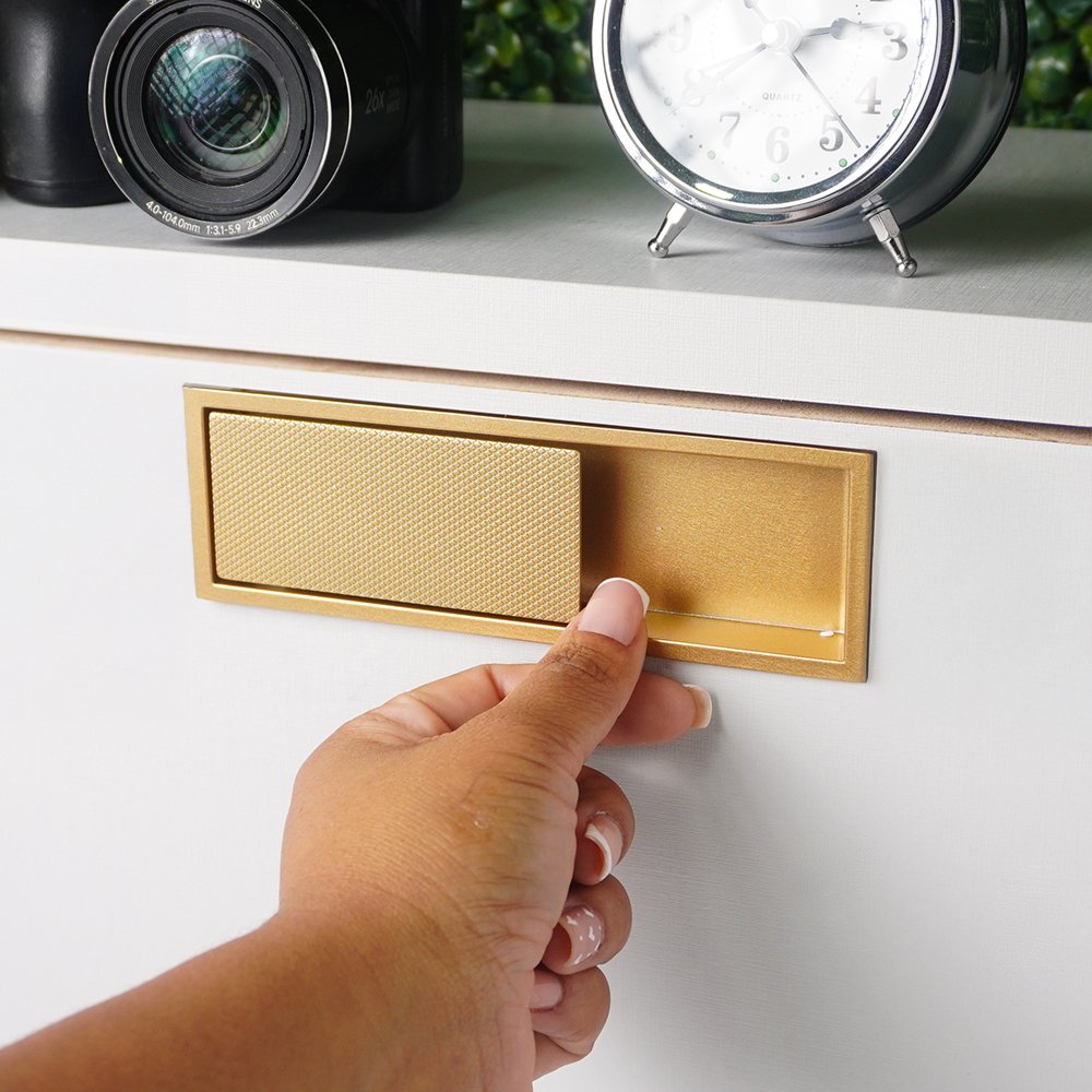 PREMIUM GOLDセット Puxador Cassa Granado Dourado Matte ZP5452 -Zen Design 160MM