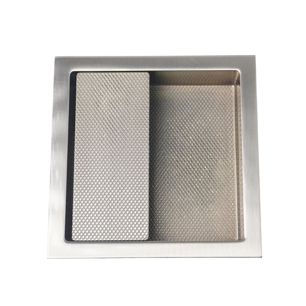 Puxador Embutir Udine Niquel Escovado ZP5459 -Zen Design Único