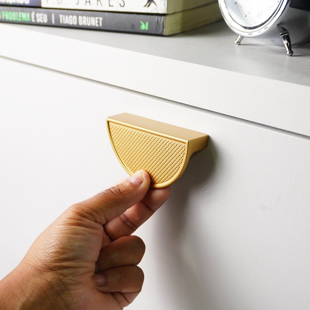 Puxador Alça Sorento Liso 96mm Dourado Matte ZP5450.096 - Zen